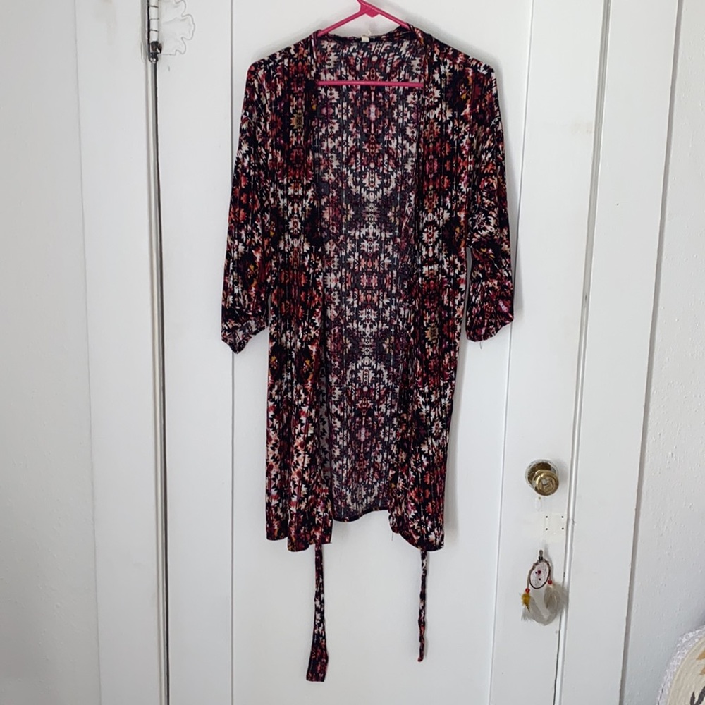 Pink Blush Maternity Robe - Picture 2 of 6